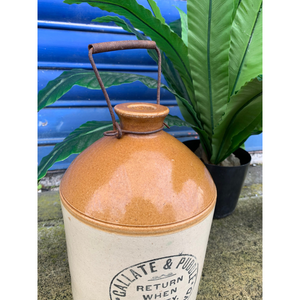 Vintage Stoneware Milk Carrier